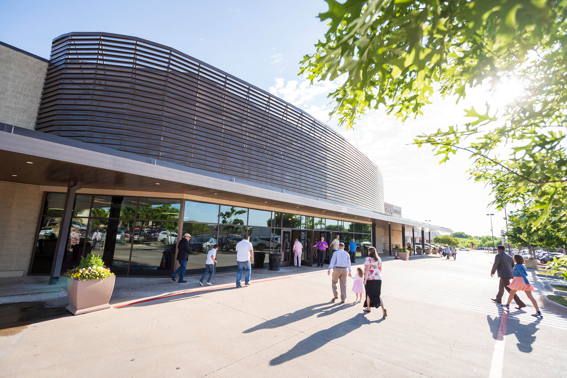 Outside of Gateway Church North Fort Worth