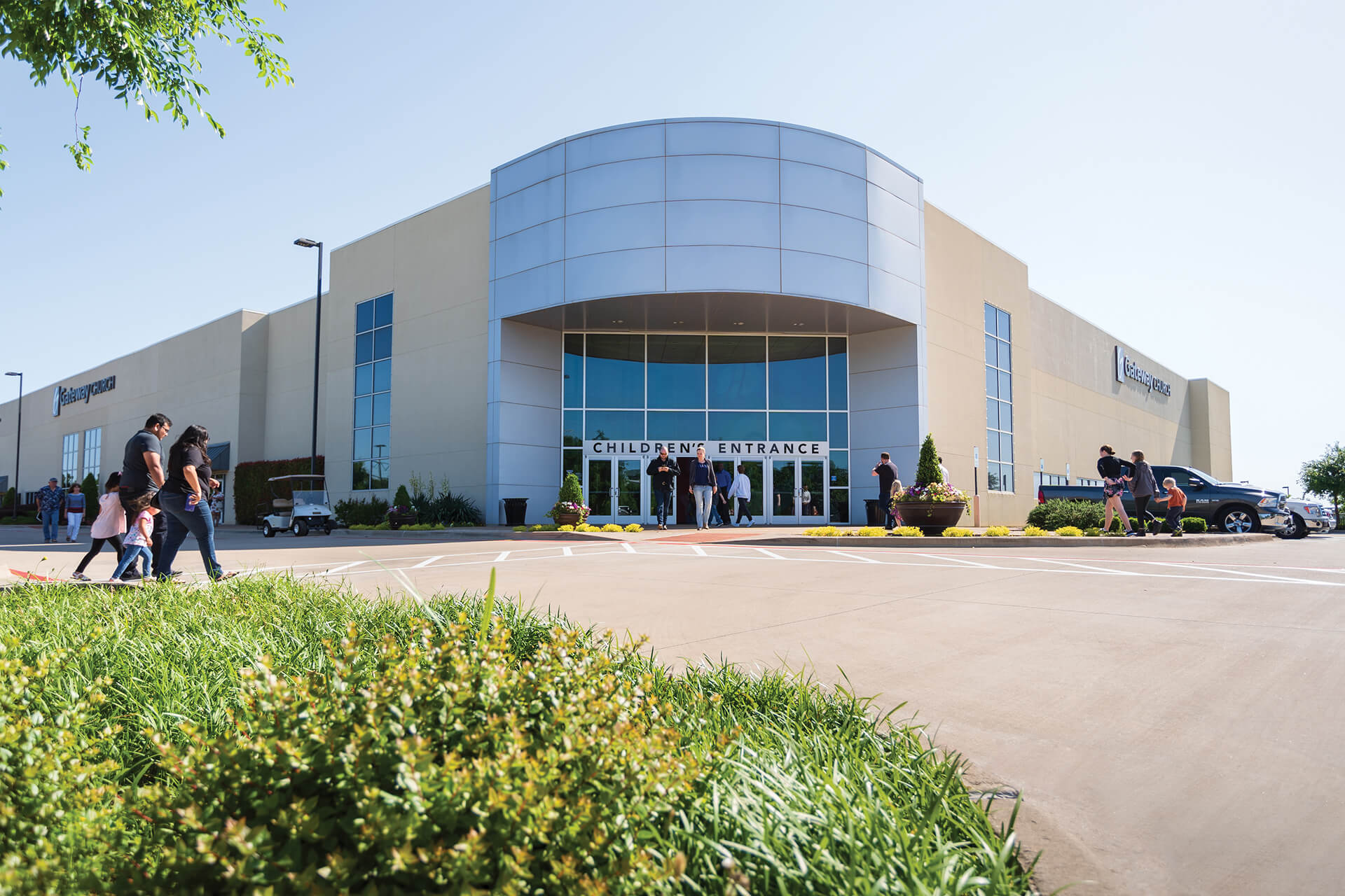Outside of Gateway Church Grand Prairie