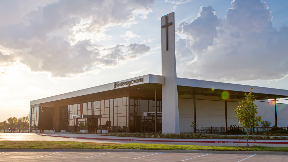 Outside of Gateway Church Justin
